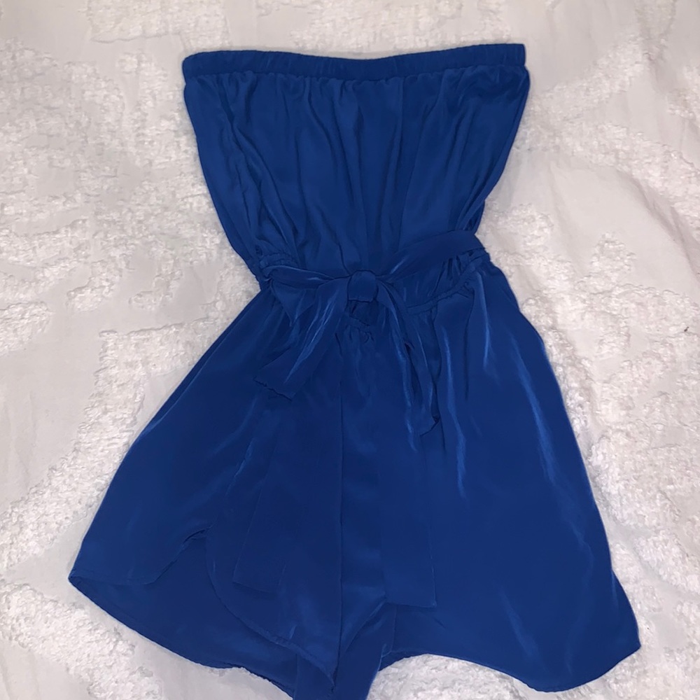 Blue Forever21 Romper